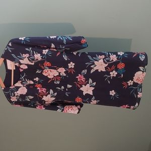 Amour Vert XS Blue Floral Dress